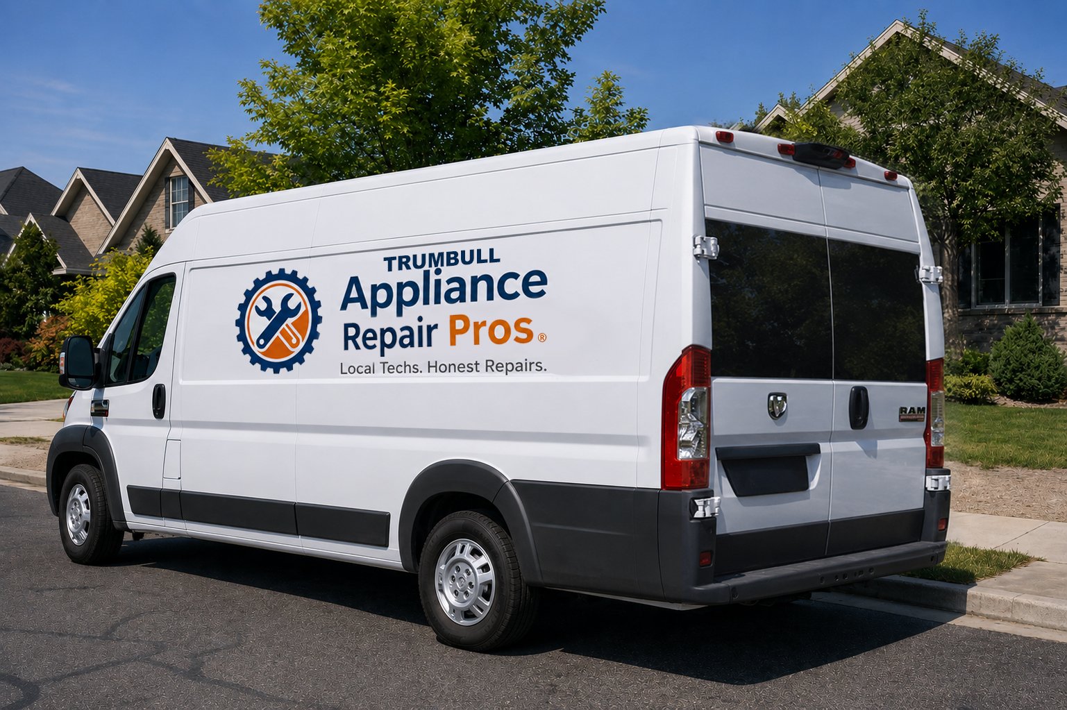 Trumbull Appliance Repair Pros van